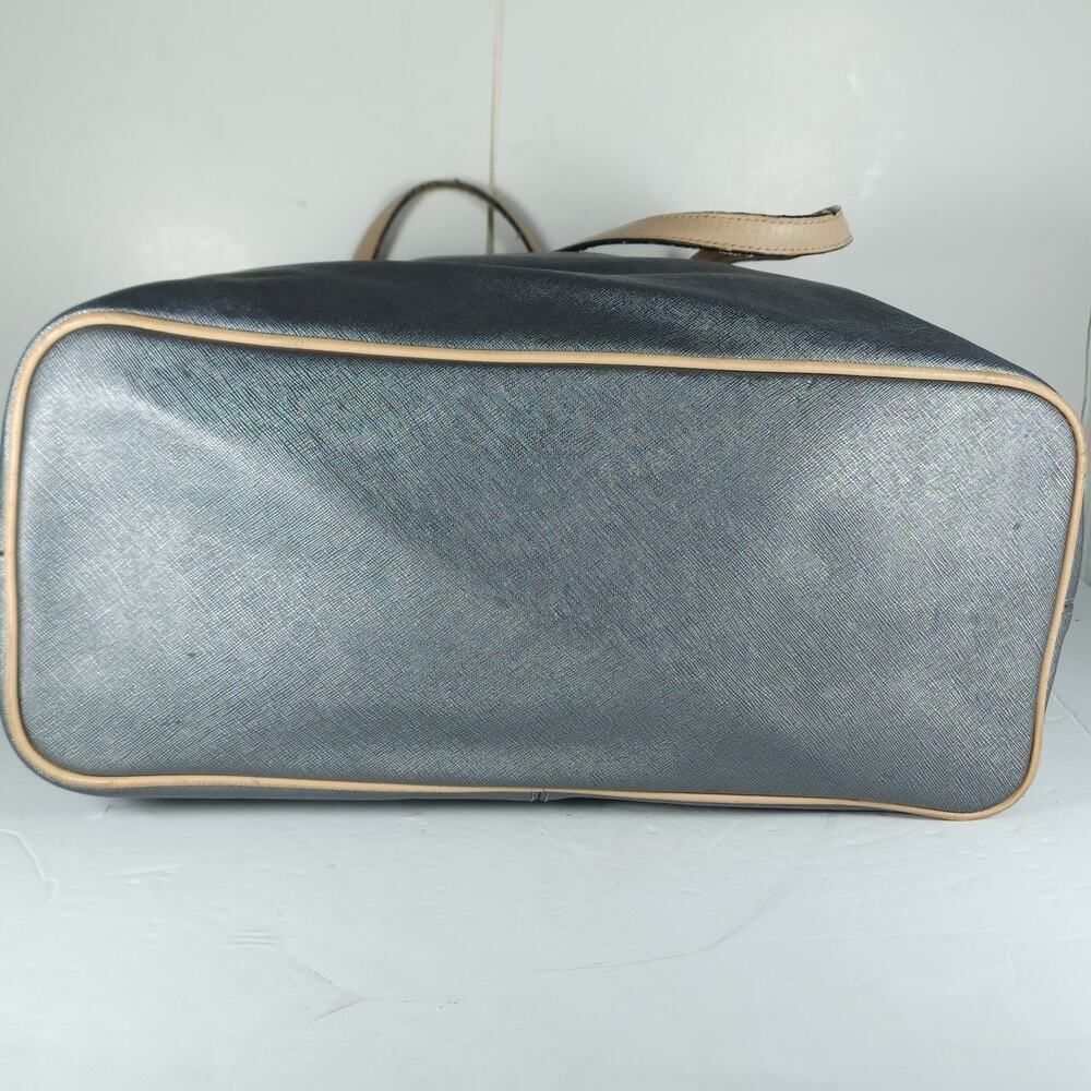 Coach Women's F24341 Leather Platinum Gray Large Tote Bag Shoulder Bag Handbag - Picture 6 of 16